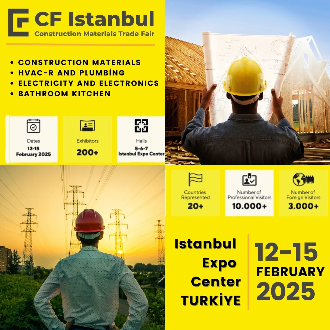 Salon professionnel de l'industrie de la construction CF Istanbul